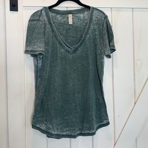 Altar’d State green burn out t-shirt Medium